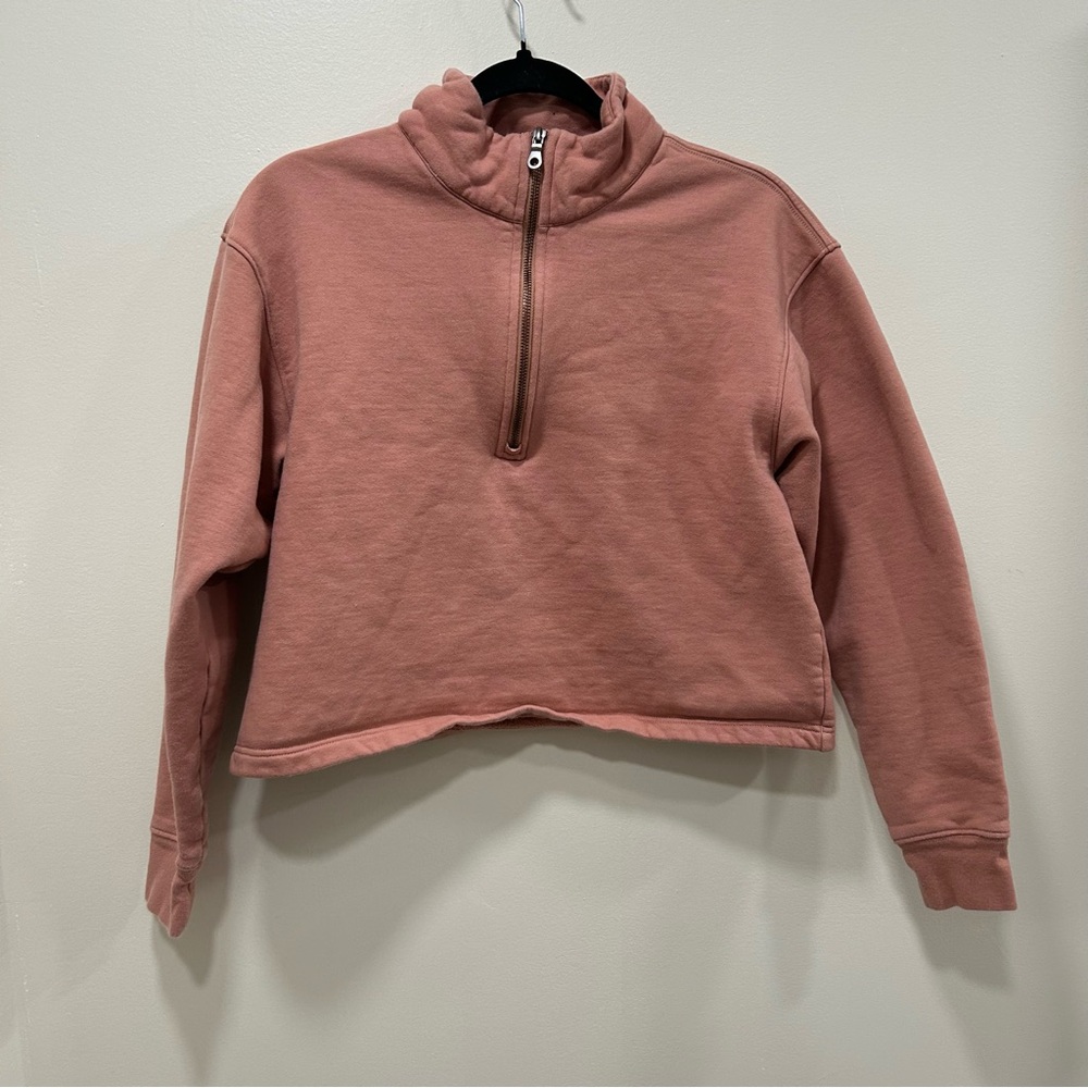 Girlfriend Collective Half-Zip Sweatshirt